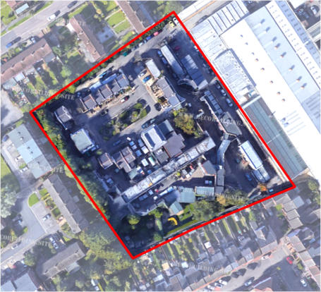 Aerial site plan illustrating the BBC EastEnders film set as it stands today. However, the face of this site is soon set to change given the BBC's approved plans to relocate the film set to the east of the site.